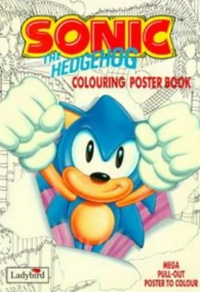 Sonic The Hedgehog -Colouring Poster Book Cover