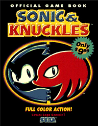 Official Game Book- Sonic & Knuckles Cover
