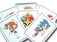 Sonic The Hedgehog Card Game title Screen