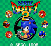 Sonic Drift 2 [AKA Sonic Drift Racing] title Screen