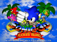 Sonic 3D [AKA Sonic 3D Blast, Sonic 3D Flicky's Island] title Screen