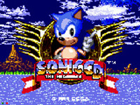 Sonic The Hedgehog CD title Screen